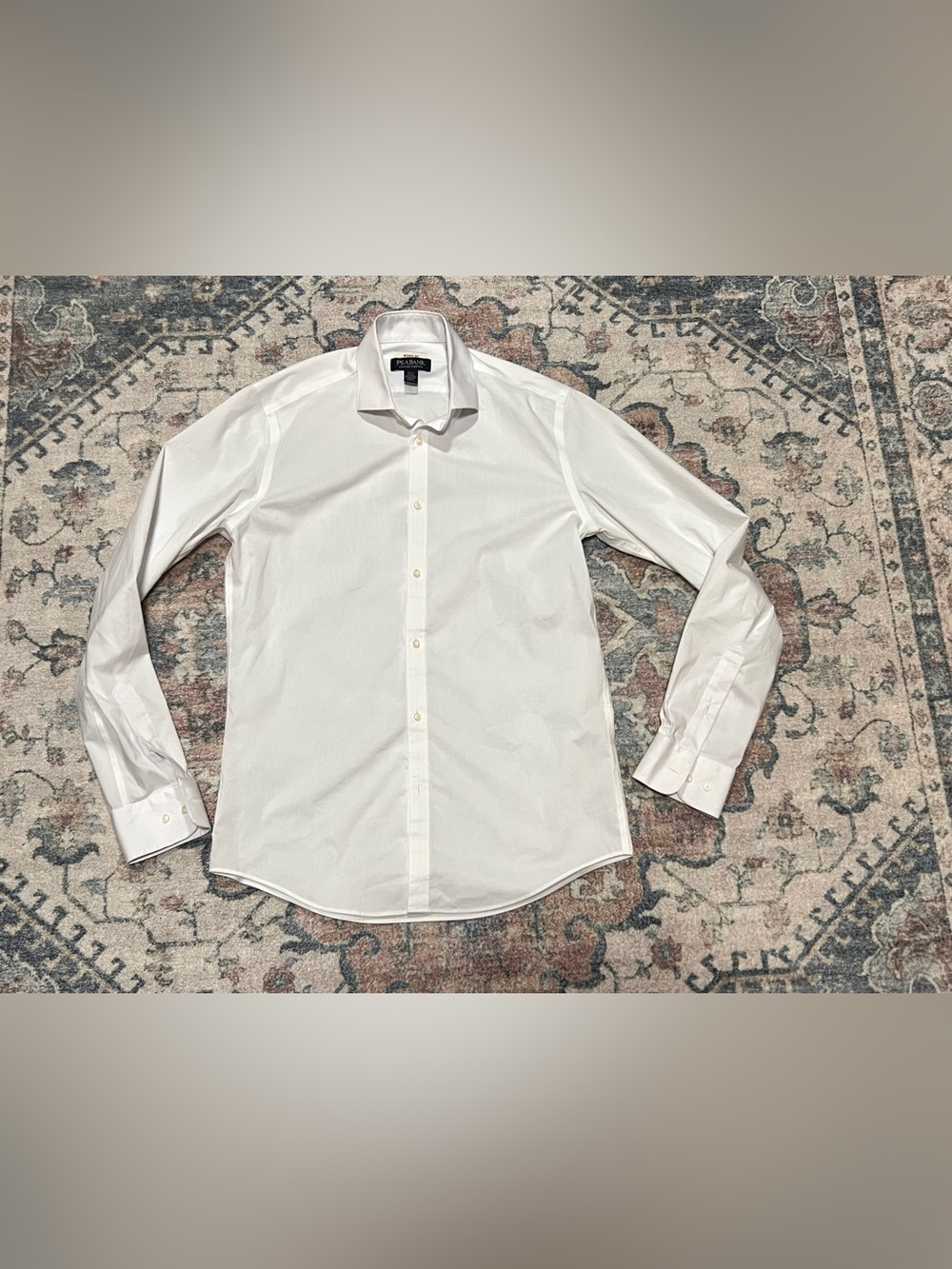 Jos. A. Bank White Dress Shirt - Skinny Fit Button-Front